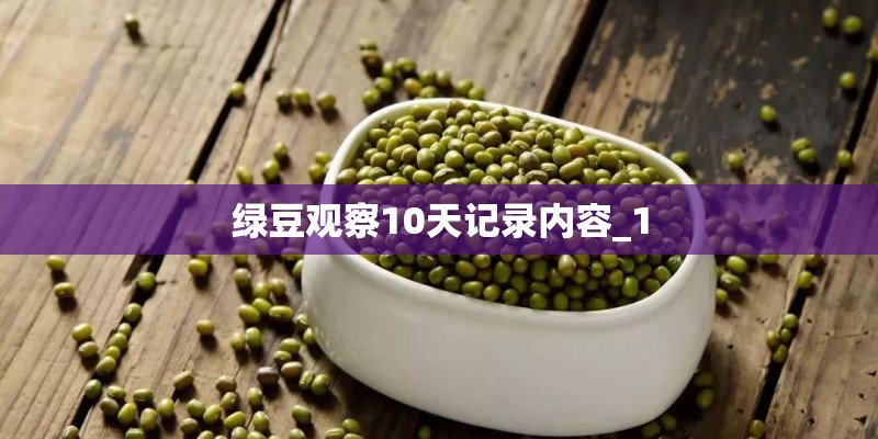 绿豆观察10天记录内容_1 绿豆观察10天记录内容_1