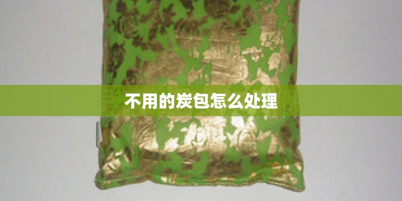 不用的炭包怎么处理